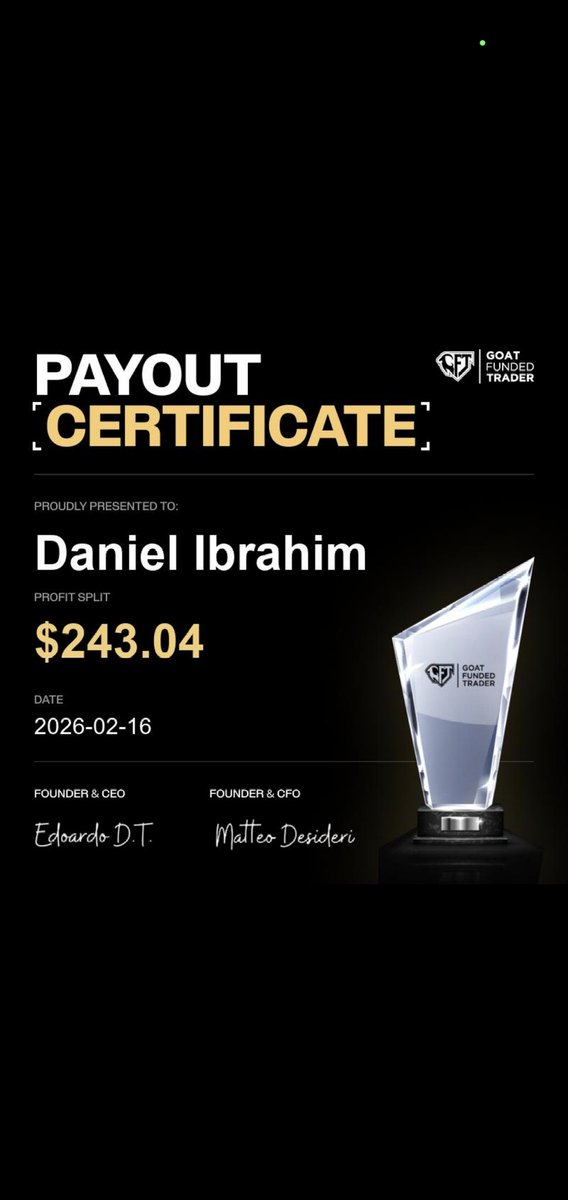 All I can say is big thank you to GFT, <a href="/Kelvintalent_/">Kelvin_Talent📊🥂</a> and <a href="/EdwardXLreal/">Edward</a> for blessing me with this payout and for the transparency and honesty.
This my first ever payout and I'm sooo happy ✅🤞🏾
Got scammed of $2600 from Lionheart in 2024 for no reason, but today I'm applauding GFT