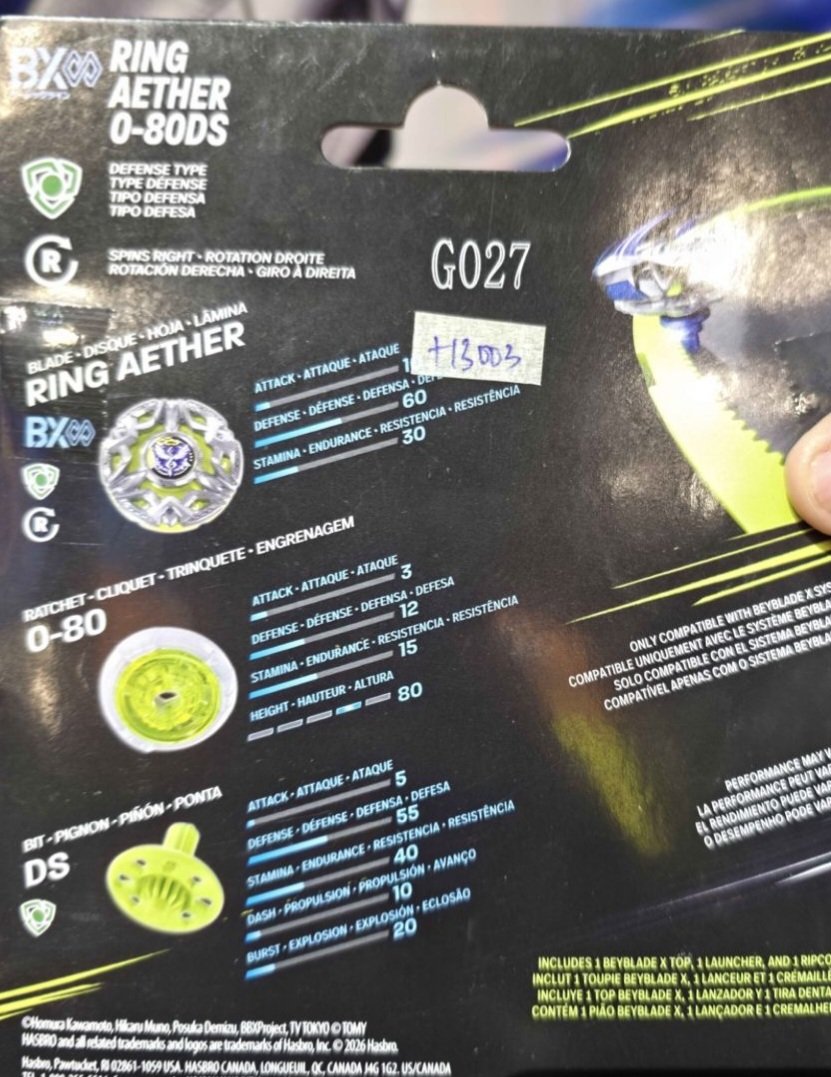 LEAKS two more Infinity(expand)hasbro beys have been revealed 

Valor bison FB 
Ring Aether 0-80 DS
#BEYBLADEX
#ベイブレードｘ