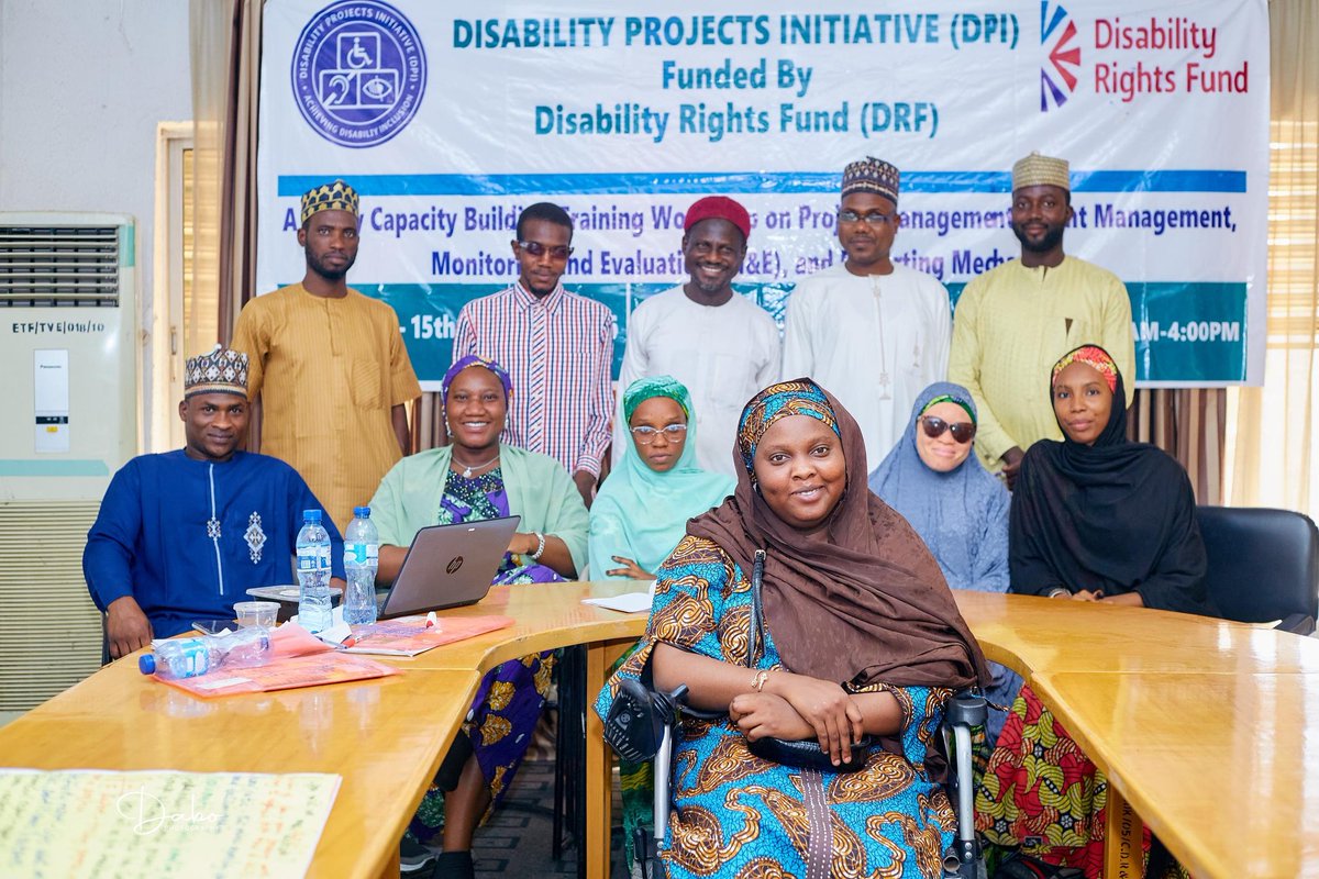 Disability_PI's tweet photo. The Disability Projects Initiative supported by @DisabRightsFund successfully conducted a 2-Day Capacity Building Training Workshop between 14th – 15th February, 2026 for its team on: Project Management, Grant Management &amp; Financial Management, M&amp;E Reporting Mechanisms https://t.co/aZP5w97oUP
