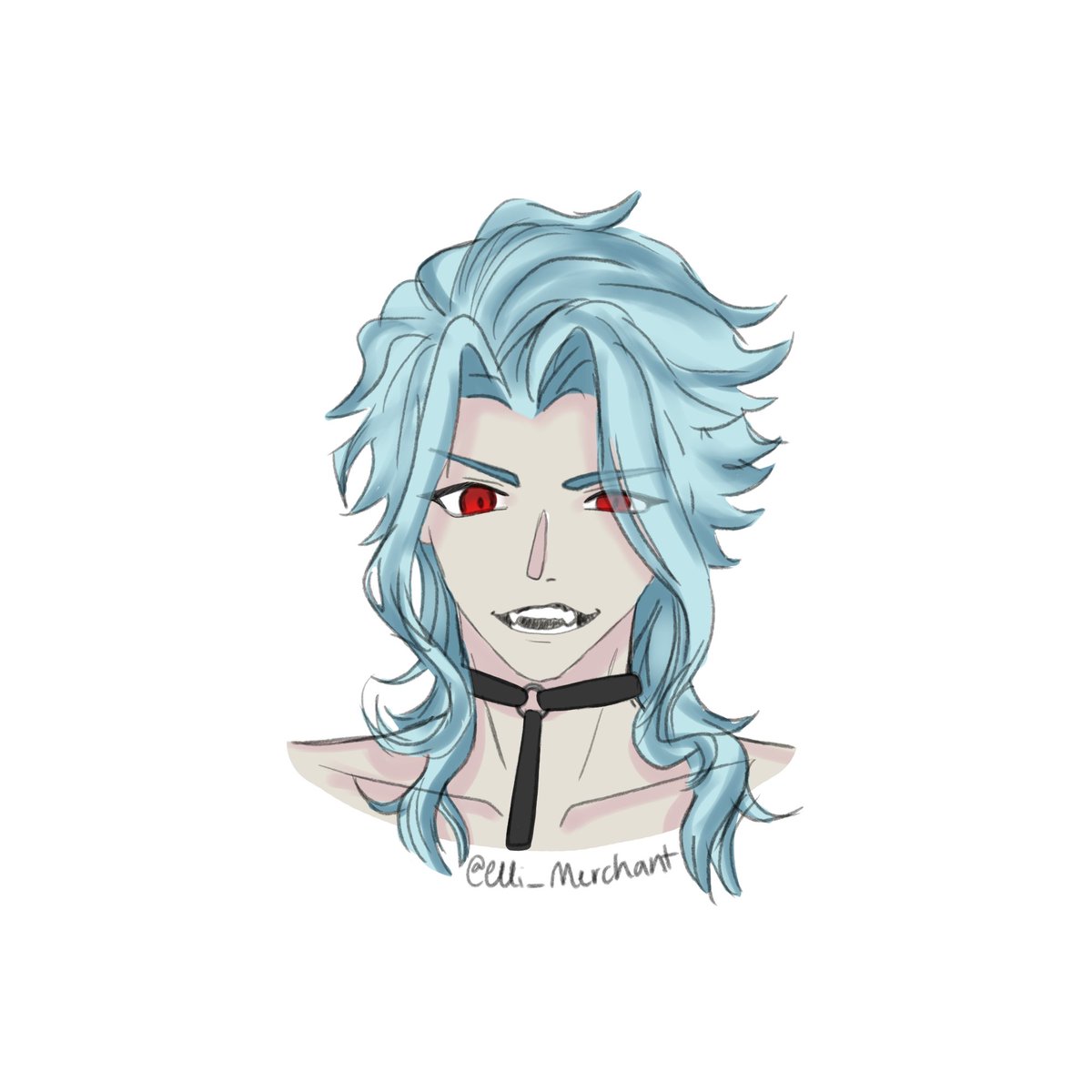 Had a slow day, so here's a Dottore sketch <#
#GenshinImpact #dottore