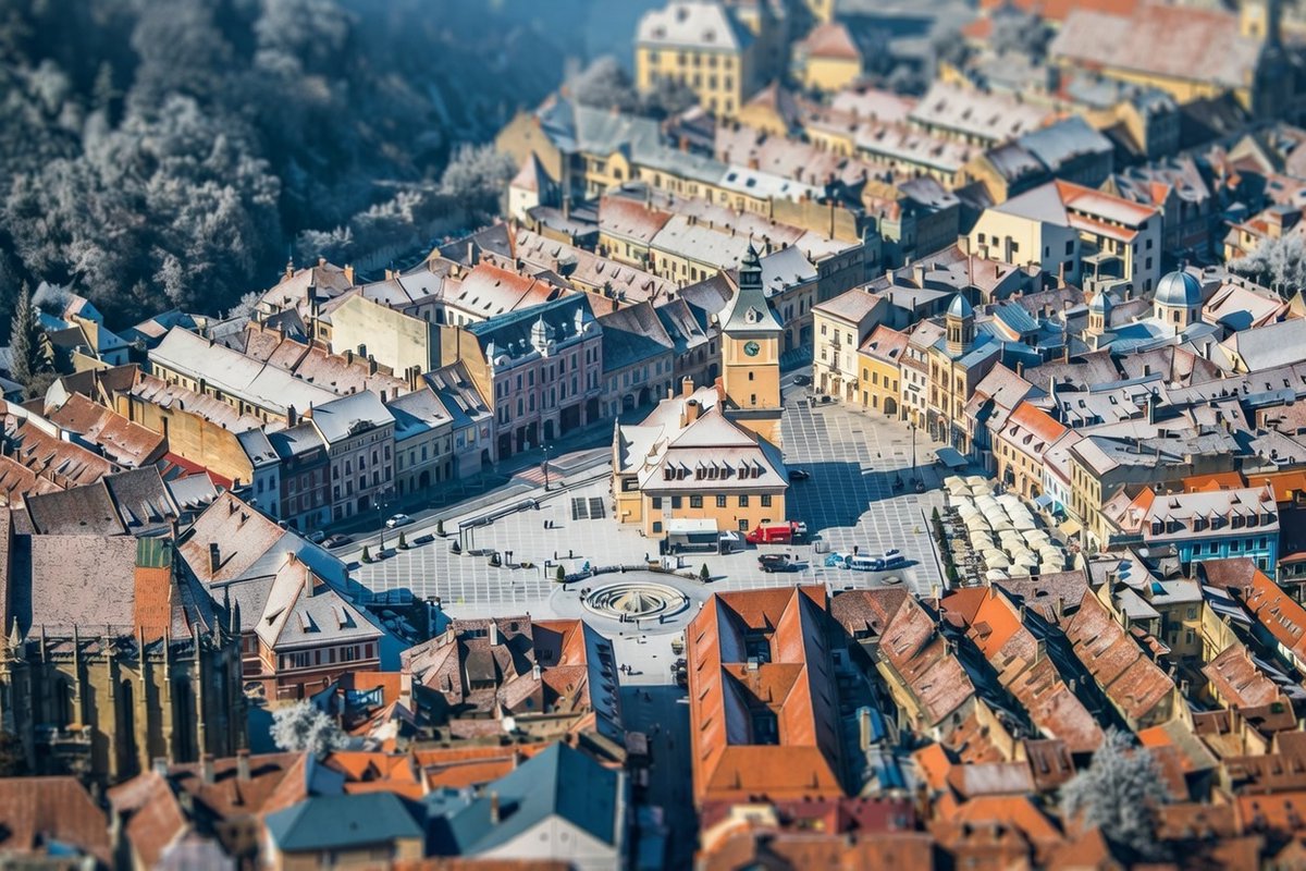 🇷🇴 The Council Square (PIAȚA SFATULUI; German: Marktplatz) in the historic centre of Brașov (German: Kronstadt, also Brasau) in Transylvania, Romania. It obtained its right to hold markets in 1520, but it has been the place for weekly and annual markets since 1364. The most