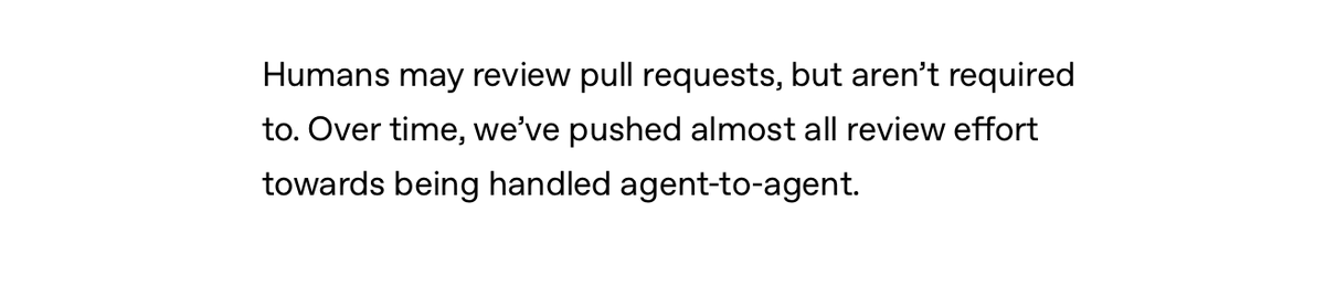 in a year, the concept of a pull request will no longer make sense. It will be replaced by commit annotations that clearly indicate the type of review performed and the depth of that review.