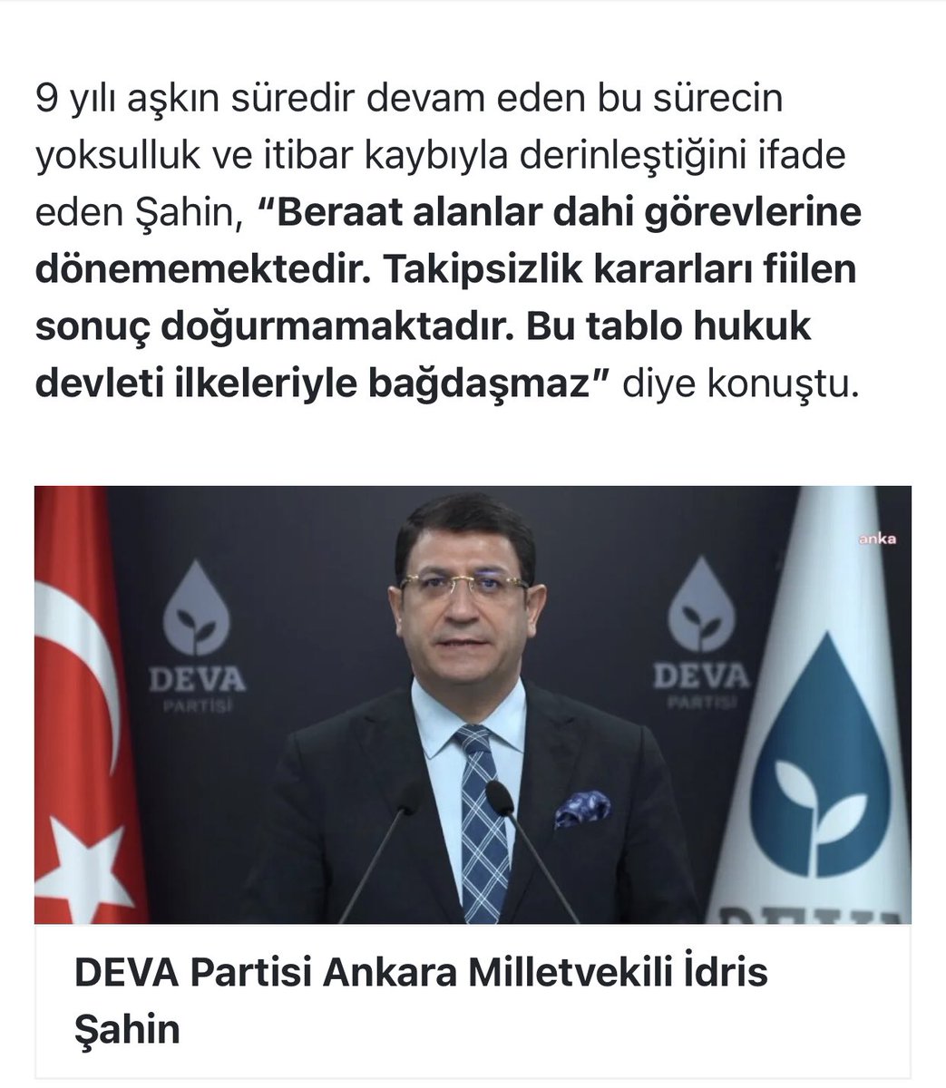 <a href="/halktvcomtr/">Halk TV</a> <a href="/avidrissahin/">Av. İdris Şahin</a> Bu devlet hepimizin.Şanlı bayrağımızın altında en büyük güvence adalettir.Peki KHK’larla yapılan ihraçlarda bu denge gerçekten sağlandı mı?Adalet olmadan verilen her karar,toplumda derin yaralar bırakır.
Bu terazinin dengesi sağlanmalı,  #KHKMeselesi artık çözülmeli