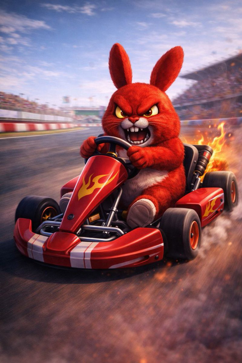The race hasn't even started yet 😏
Warm up is still ongoing 😉

$UCHUNGUS 🐰🏎🔥