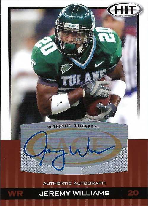 boninsportscard's tweet photo. Part of our personal collection. 2010 SAGE HIT Autographs #A20 Jeremy Williams AU
#autographcardcollecting #autographcollectingwdannyb #autographs #autographcollection #NCAA #tulaneuniversity #sage #jeremywilliams #BoninSportsCards #tradingcards https://t.co/TCYtWM5uPR