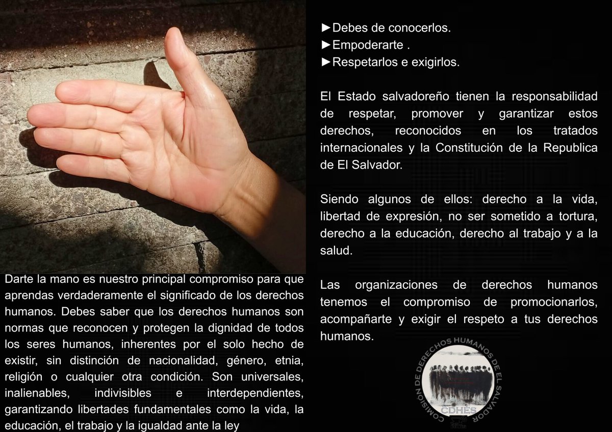 Comisión de Derechos Humanos de El Salvador, CDHES tweet media