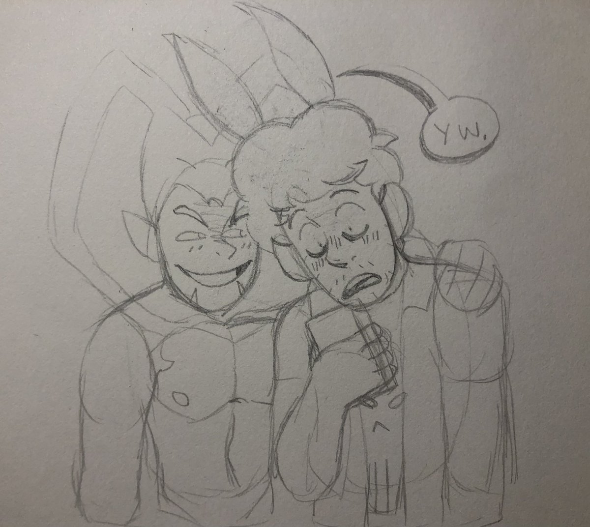 He found out what was posted after he woke up from the spell