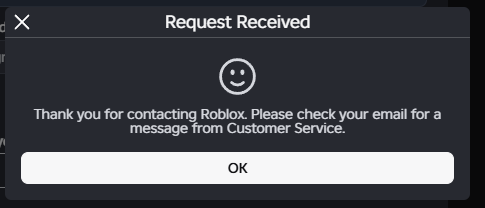 RoGameNews's tweet photo. Roblox has updated the Notification whenever you submit a Support Request. ✨

#RobloxDevs #RobloxDev #Roblox #RobloxUpdate #Support #Notification #New #UI #UX https://t.co/BypscjmkEk