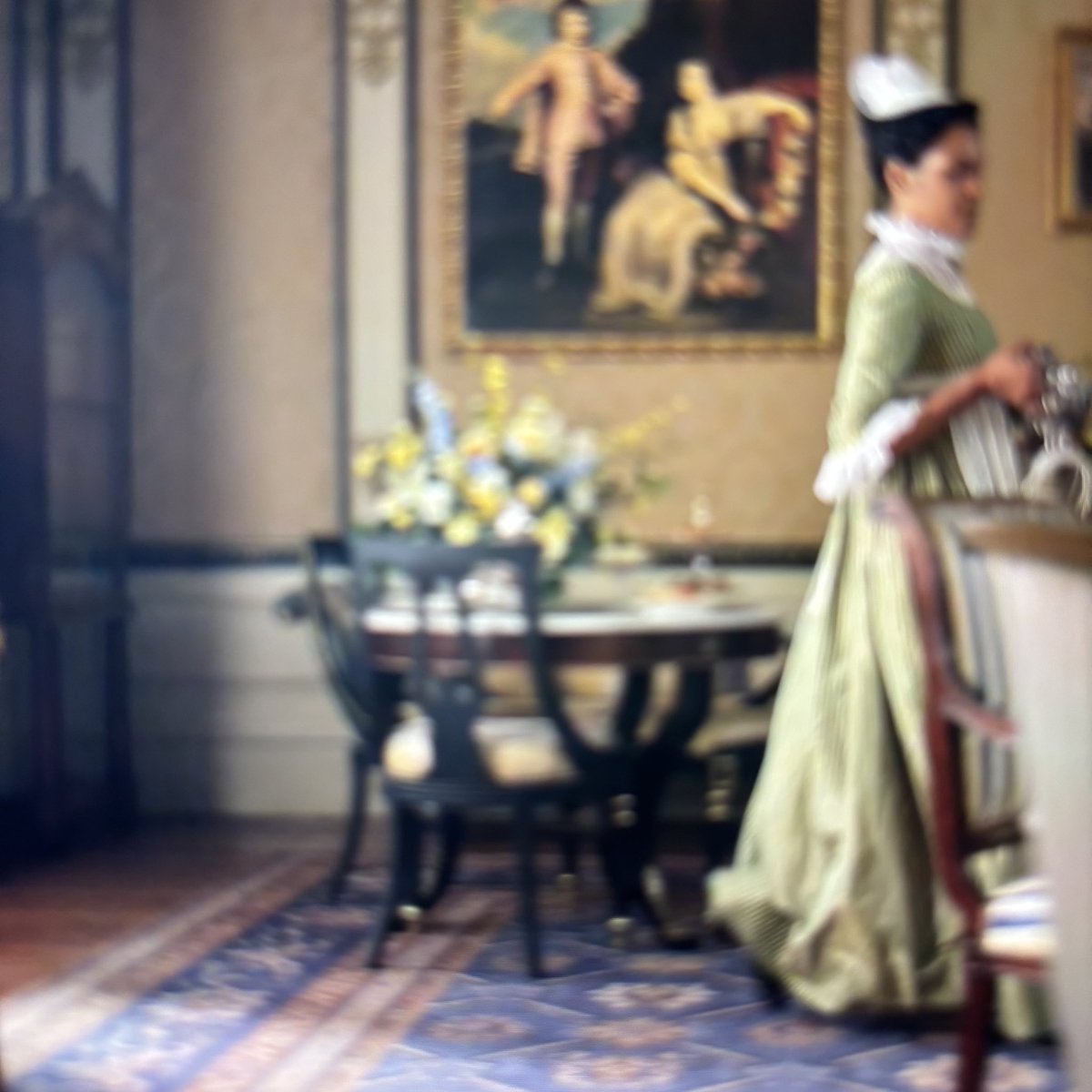 Yellow and blue flowers in Pen and Colin’s house…oh I’m obsessed with those romantic losers