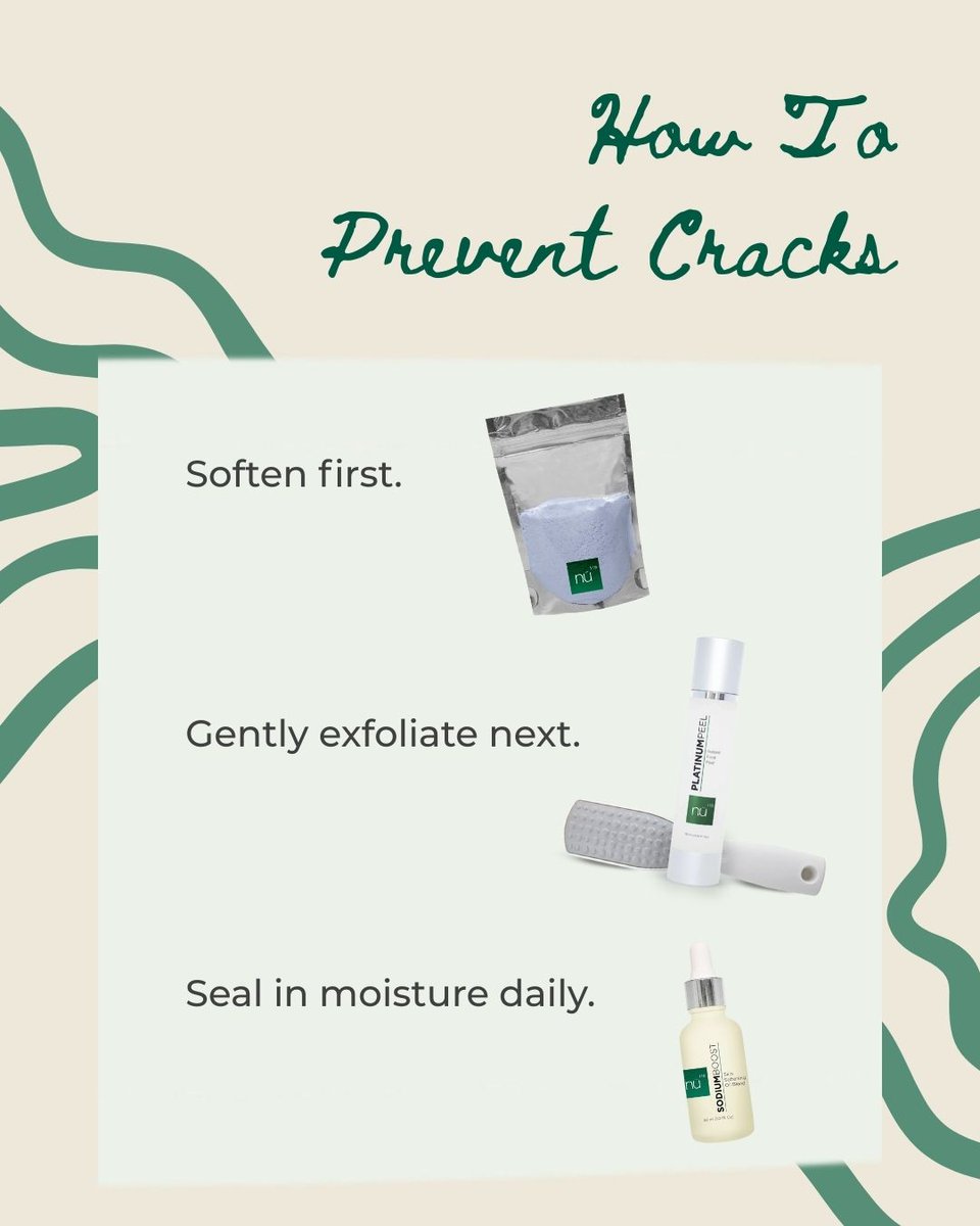 nu119_beauty's tweet image. Fact: Most dry, cracked heels are a sign your feet need consistent moisture + gentle exfoliation.

nū119 makes it easy to keep feet soft without over-scrubbing or harsh tools. A little routine goes a long way.

#nu119 #CrackedHeels #DryFeet #SelfCareRoutine #AtHomeSpa