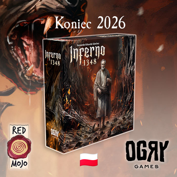 RedMojoGames's tweet photo. 🇵🇱 Inferno 1348 ukaże się po polsku nakładem Ogry Games!
Dołączają do nas w podróży przez spustoszoną zarazą Florencję, gdzie grzesznicy kryją się na widoku, a każdy krok przybliża cię do kręgów Piekła🔥🔥🔥 https://t.co/Sl4CTXBLDm