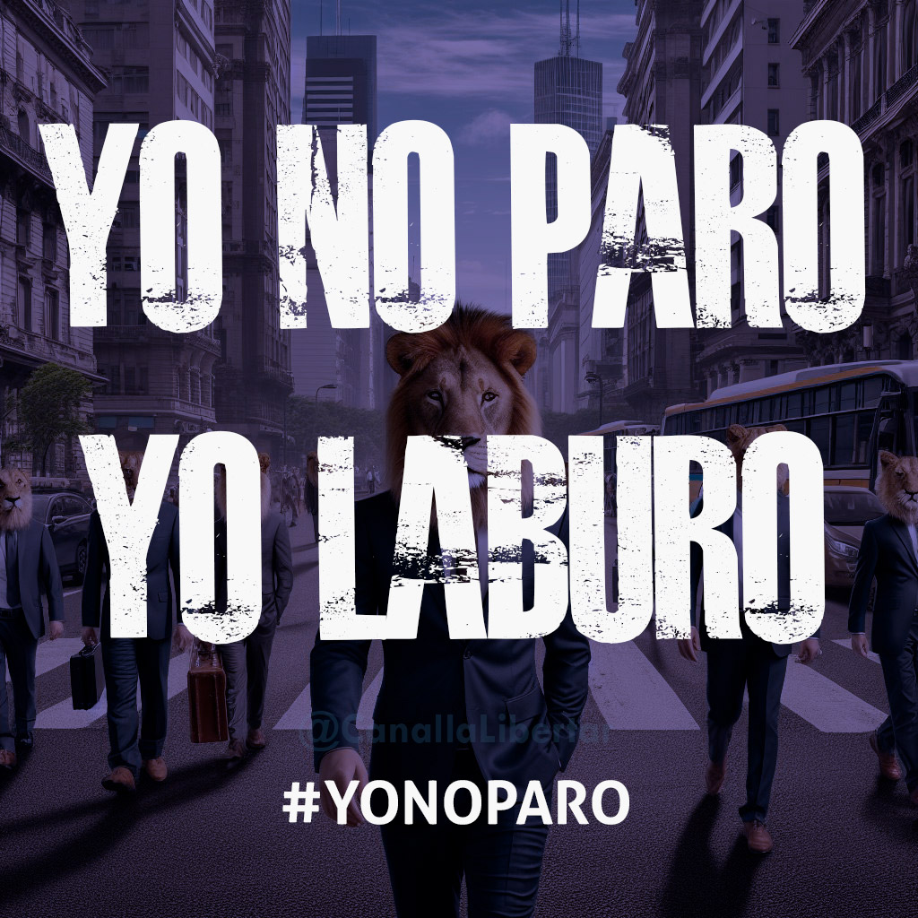 Todos con #YoNoParo Ya