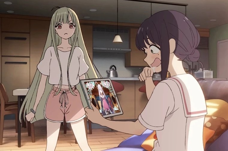 Iroha drooling over Yachiyo and Kaguya being jealous of herself 😭