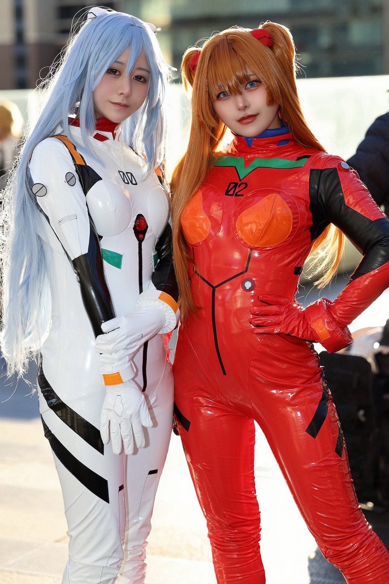 【コスプレ￤cosplayer】
エヴァンゲリオン￤evangelion

綾波レイ￤Rei Ayanami
<a href="/kurumi_cosplaye/">胡桃🐿️</a> 
アスカラングレー￤Asuka Langley
<a href="/amane_cos/">天音ちか@cosplayer</a>

photo:<a href="/www_warawar/">トウヤ@2/22 バイオ併せ📷️</a> 
#コスプレイヤーさんと繋がりたい