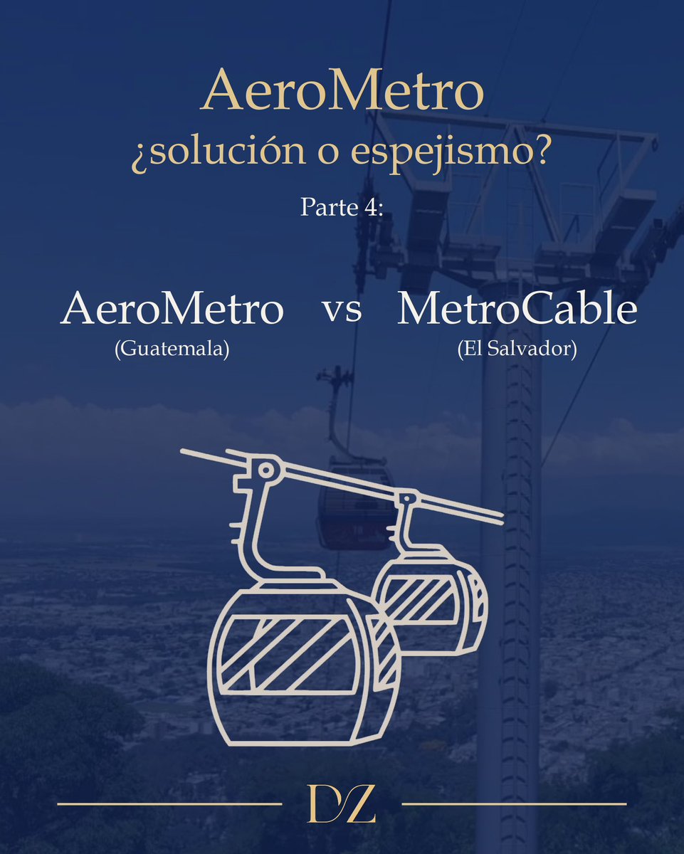 DiegoDleonZ's tweet image. He visto varios comentarios sobre el MetroCable de 🇸🇻 y como ellos avanzan y nosotros nos oponemos al @AerometroGt. Pero es importante entender las diferencias clave entre ambos. Aquí algunas de ellas. (1/2)