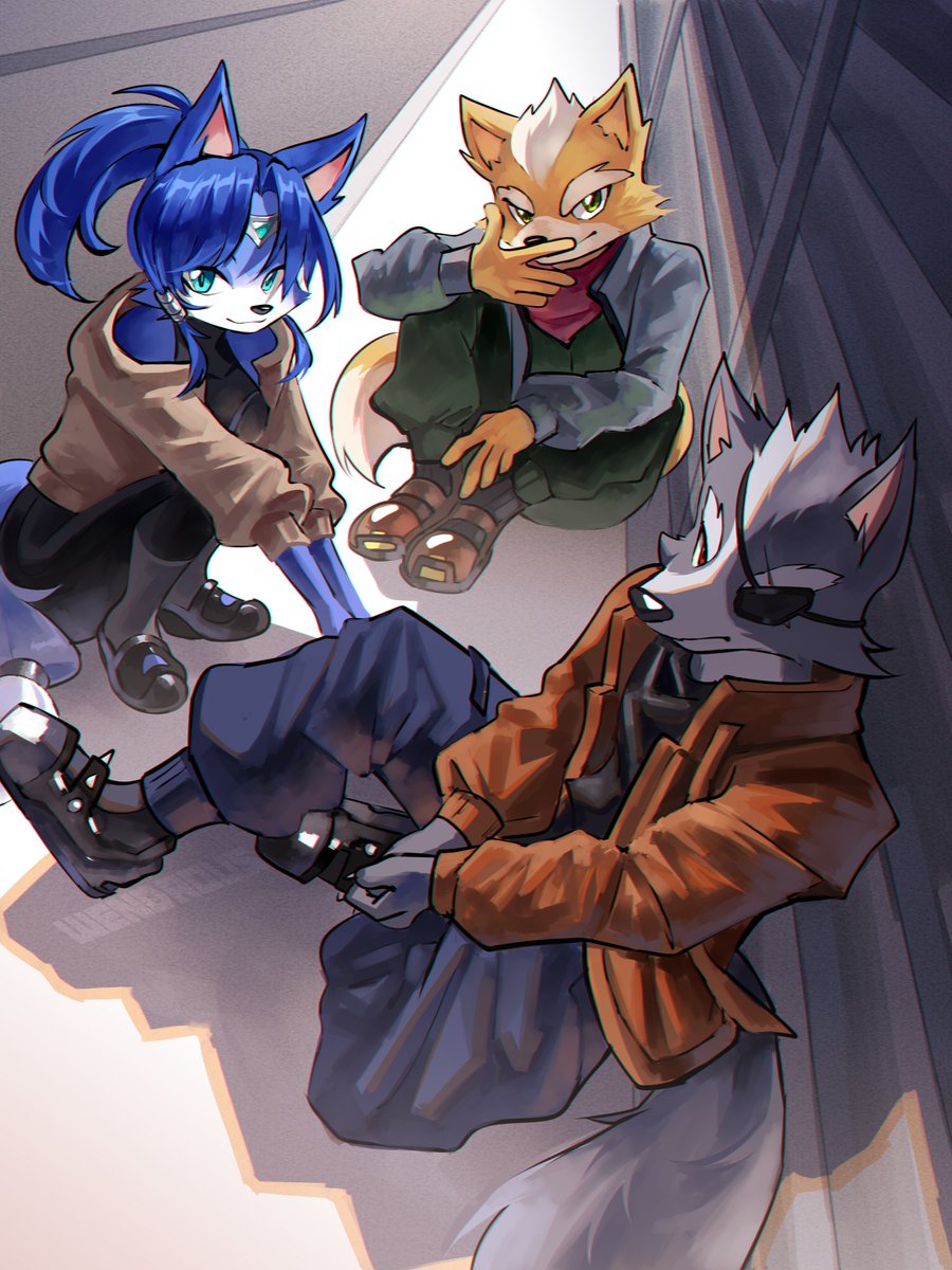 KrystalWolfen's tweet photo. Canines in space #starfox https://t.co/SMdS8SHPg5