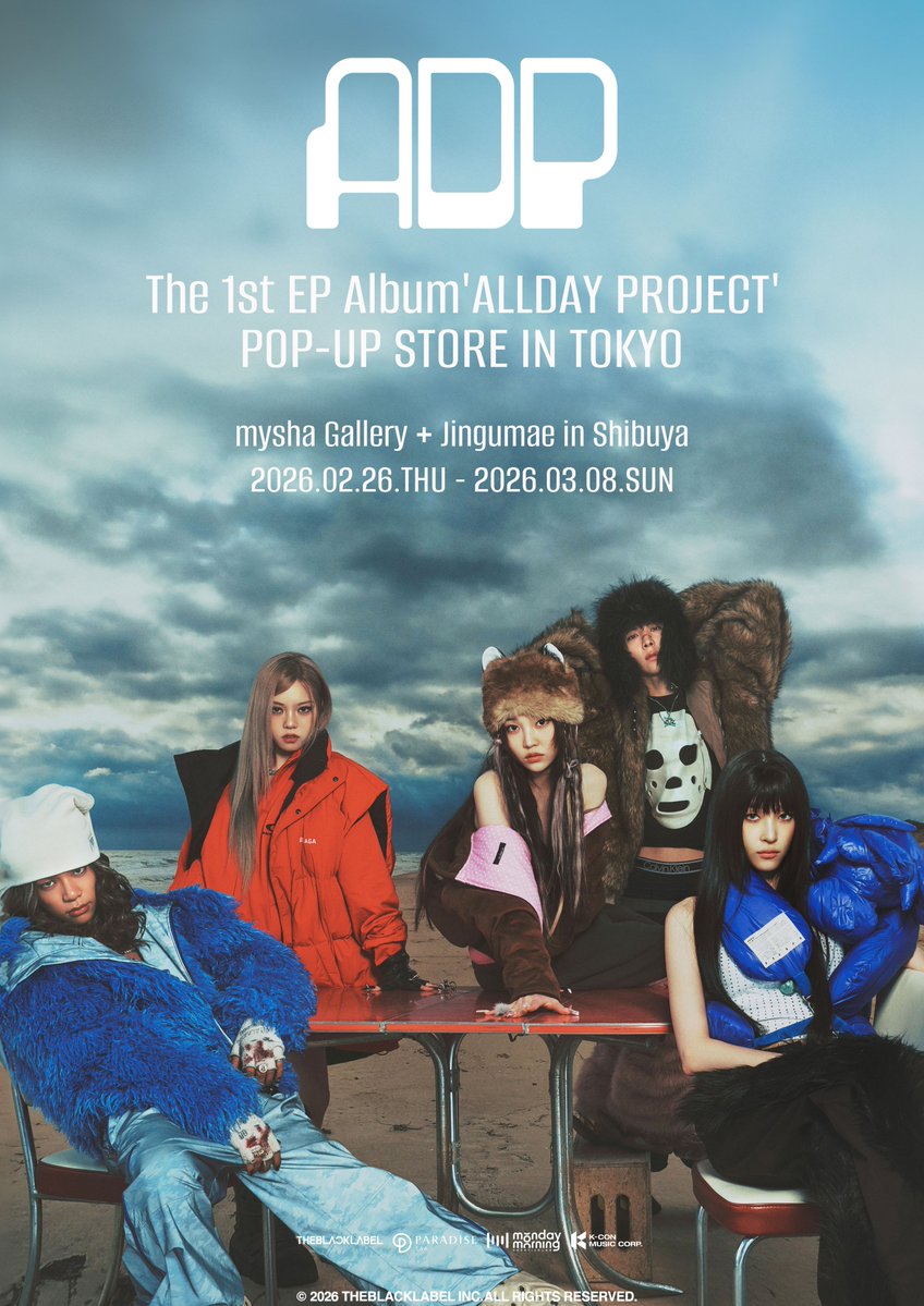 ALLDAYPROJECT 🖤The 1st EP Album『ALLDAY PROJECT』POP-UP STORE in