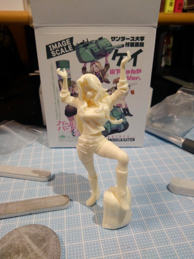 #買って塗装したガレージキット見たい