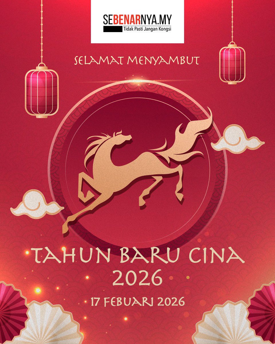 sebenarnyaMY's tweet photo. This Tahun Baru Cina, let’s celebrate with joy, prosperity and… facts only! 😉

#sebenarnyamy #tidakpastijangankongsi #aifachatbot https://t.co/J0ptffvAY4