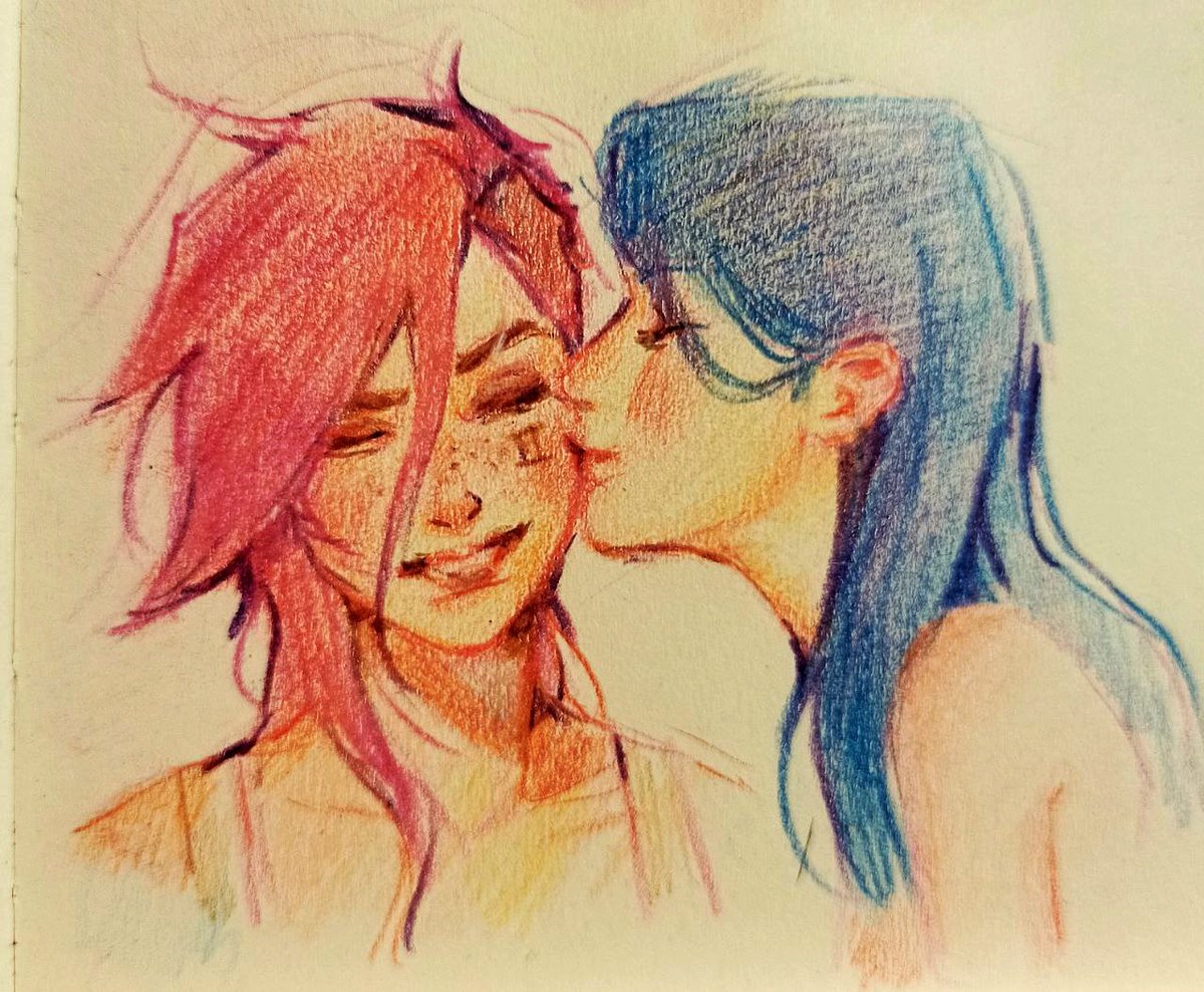 just remembered I drew this pencil sketch and never shared it here but why not  #Caitvi