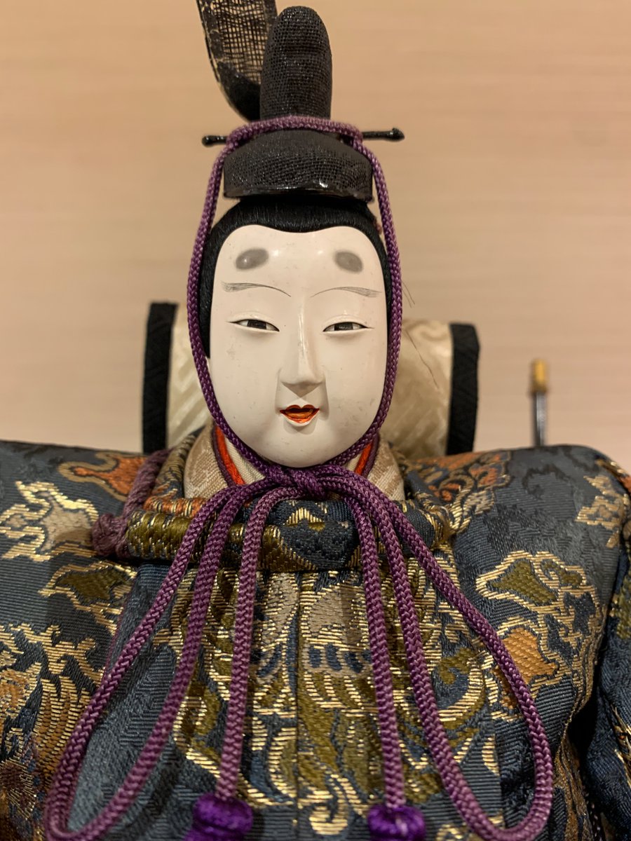 展示品より 2種の女雛と男雛。 3.4枚目は稚児雛（稚児＝幼い子供