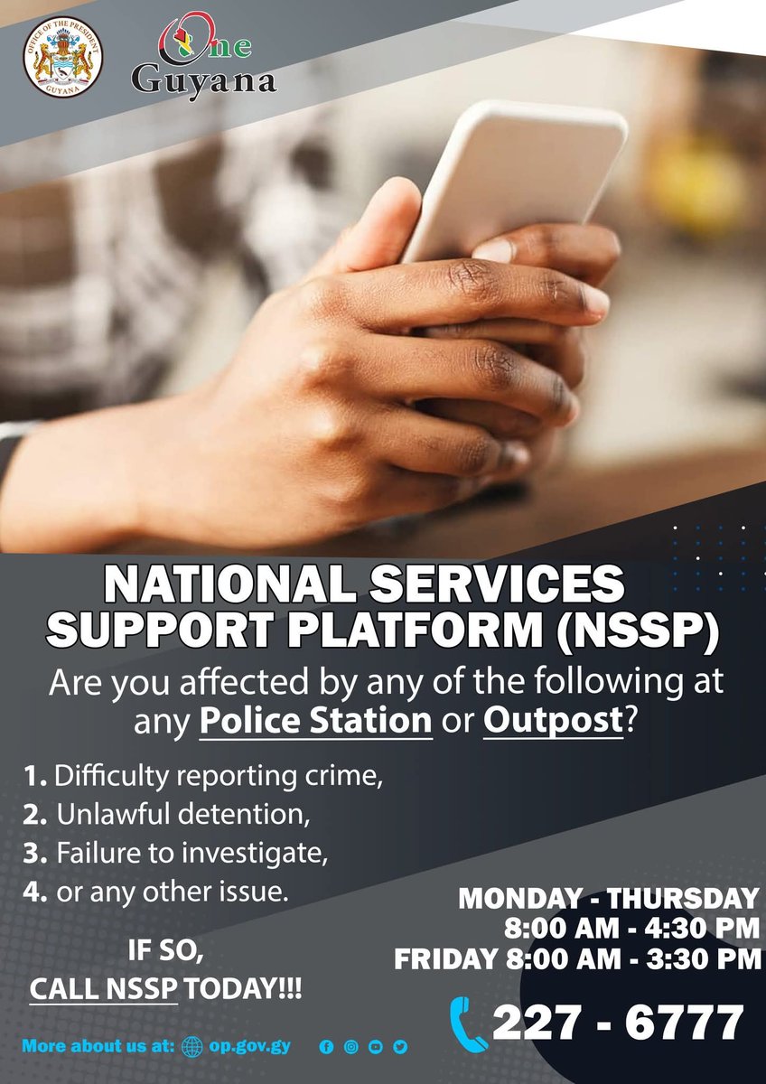 AlexDaneFraser's tweet photo. Government support and services #Guyana #oneservice #unity https://t.co/IP7bOfm5Y1