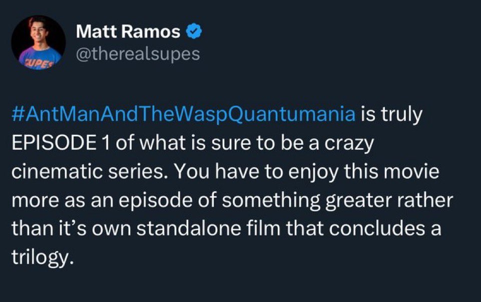 WongUpdates's tweet image. ‘ANT-MAN AND THE WASP: QUANTUMANIA’ released 3 years ago today