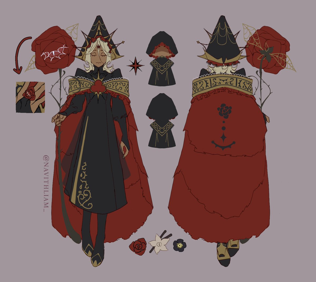 Hey you here 👇🐑 

This is the board I used for the final design. Some things and details remained in my mind, as well as his personality. This is just the basics