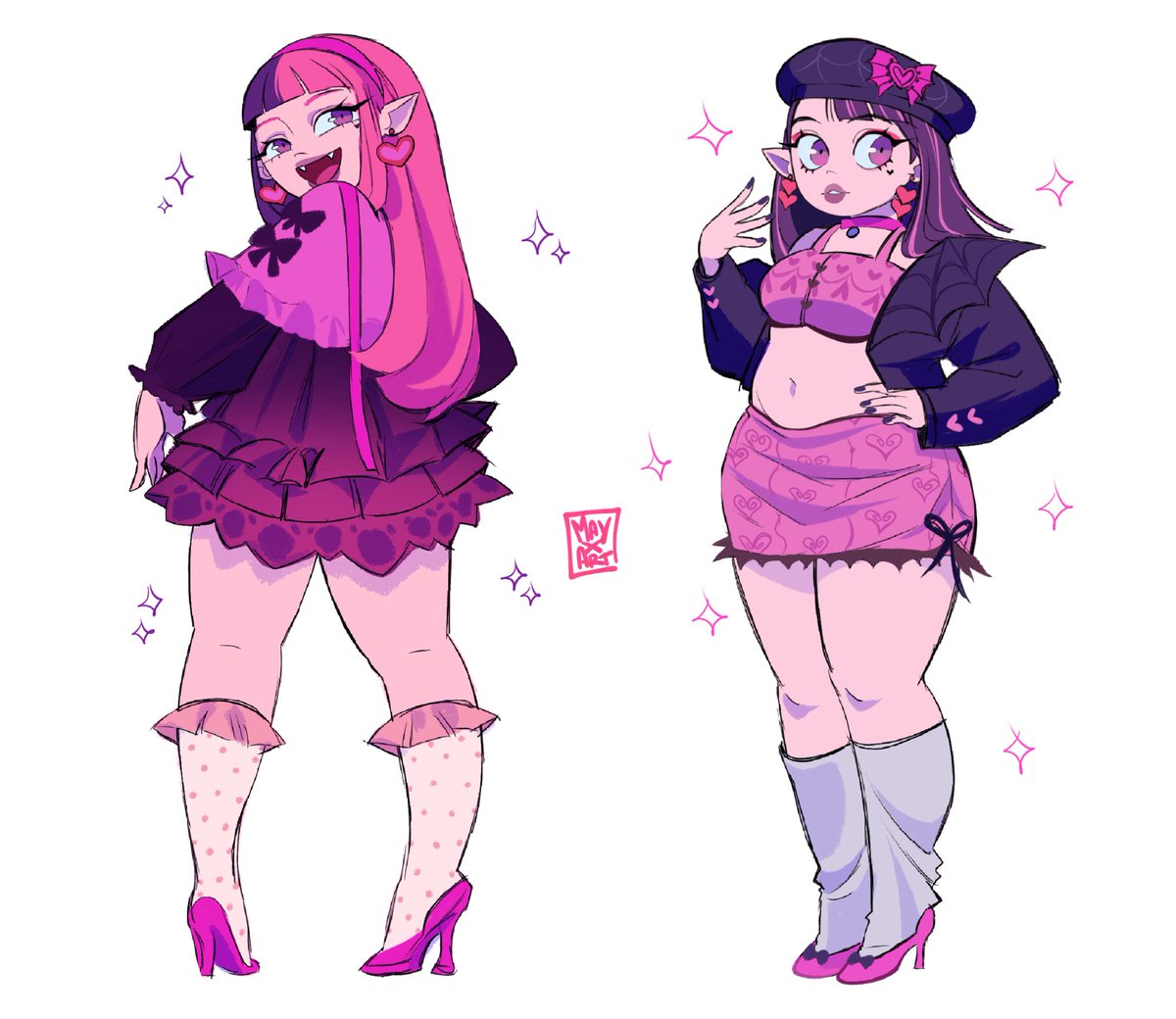 Dráculaura Fanart 🩷 
#MonsterHigh #draculaura