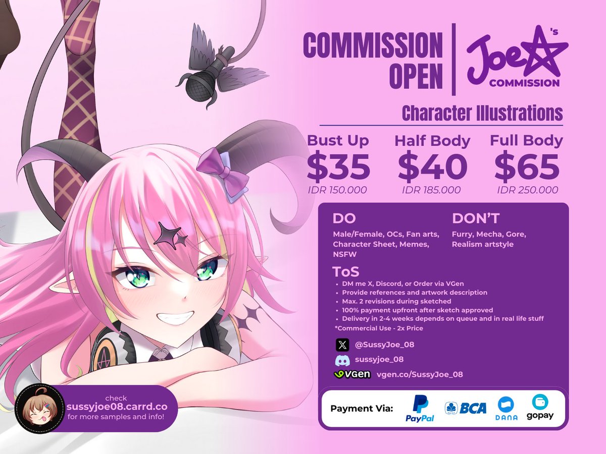 Hello! I'm opening art commissi0n for 2 slots~
DM me if you're interested

Reposts are very much appreciated, thank you!! Obviously no tags :3