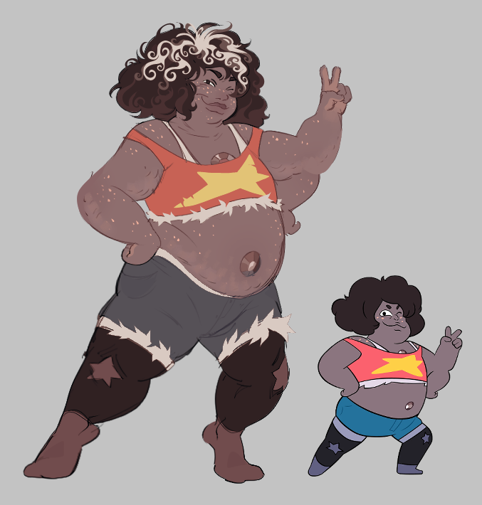 #stevenuniverse my take on smoky quartz :)) i love them to BITS but i will admit i do have some gripes with some aspects of their design >.>
