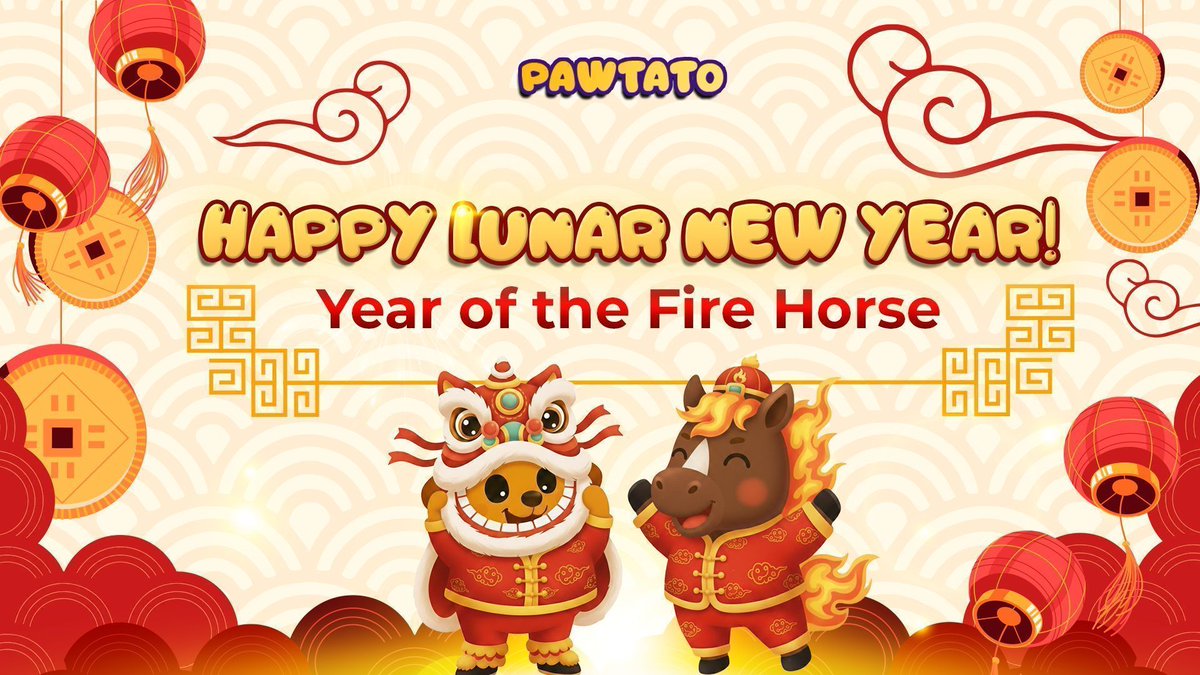 Happy Lunar New Year, Pawsomes! 🧧

The Year of the Fire Horse is upon us, a season of bold strategies, legendary quests, and discoveries beyond imagination.

Ride fearless. Build wisely. Conquer together. 🔥 

Comment 🐎  if you're celebrating!