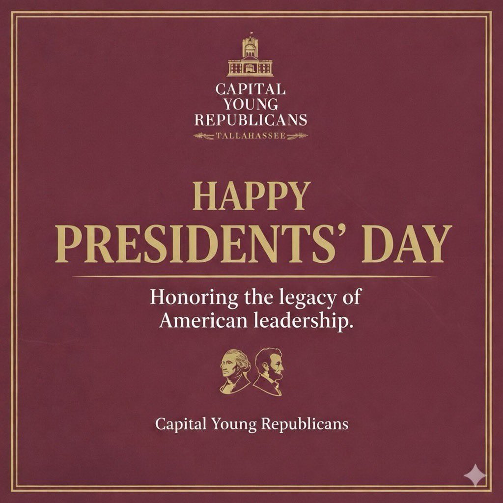 Happy Presidents’ Day from Capital Young Republicans 🇺🇸