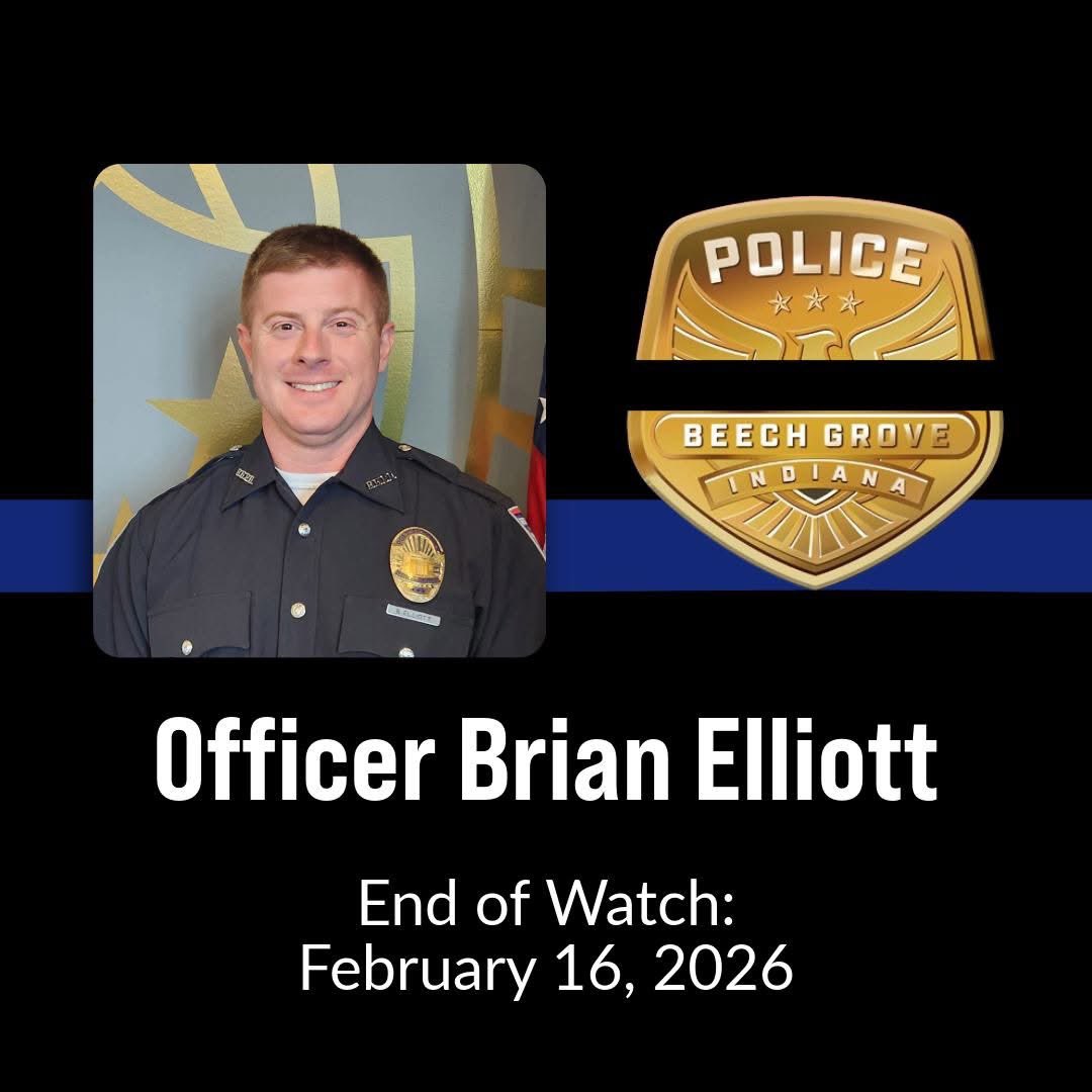 BREAKING — One of the two Beech Grove officers shot this evening has died. 

Officer Brian Elliott was 33. He was a two-year veteran with BGPD  

The other officer is in stable condition. 

Below is a message from Beech Grove Police Chief Michael Maurice: 

"It is with a heavy