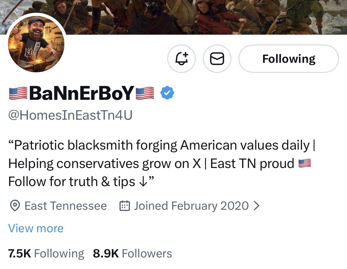 MarkMcLain's tweet image. Be sure to #follow @HomesInEastTn4U TODAY.
#MAGA
#Conservatives 
#AmericaFirst