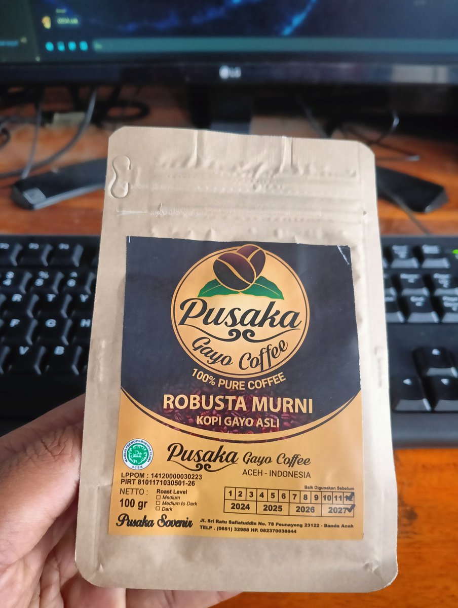 Oleh oleh dari aceh ☕