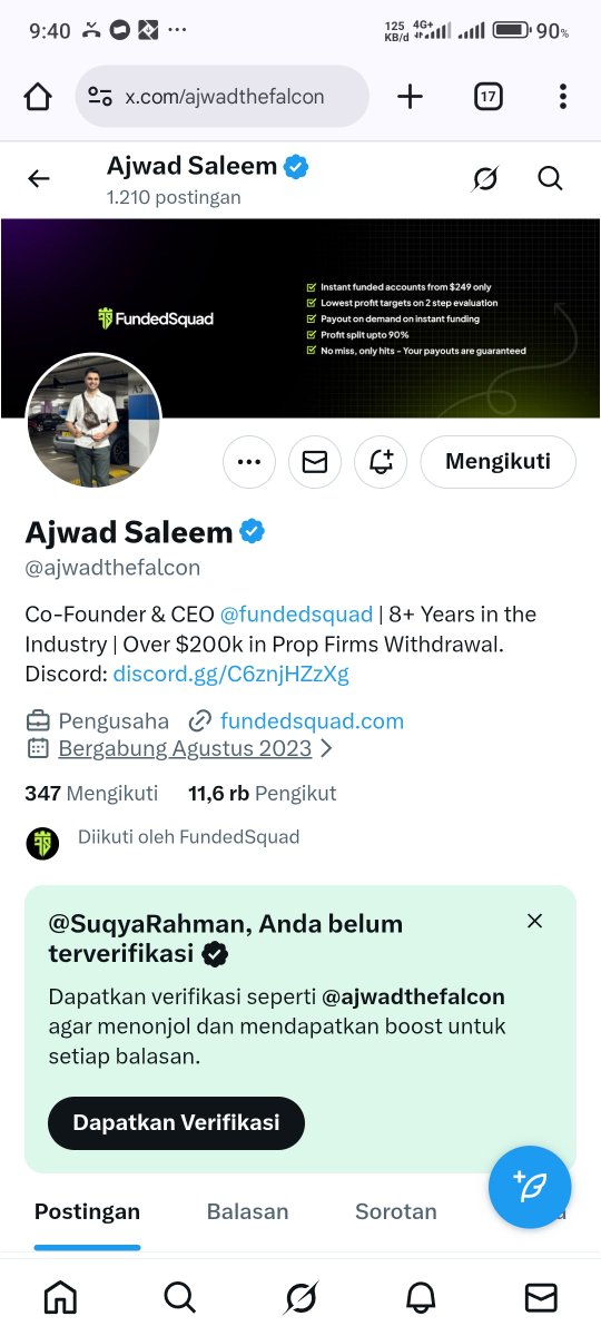 SuqyaRahman's tweet photo. @fundedsquad DONE SIR https://t.co/ExpuGshEFZ