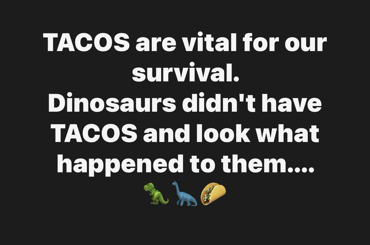 RegularTxGuy's tweet image. Just thought y’all should know… especially @MAGAdino 

Have a taco and be safe out there…