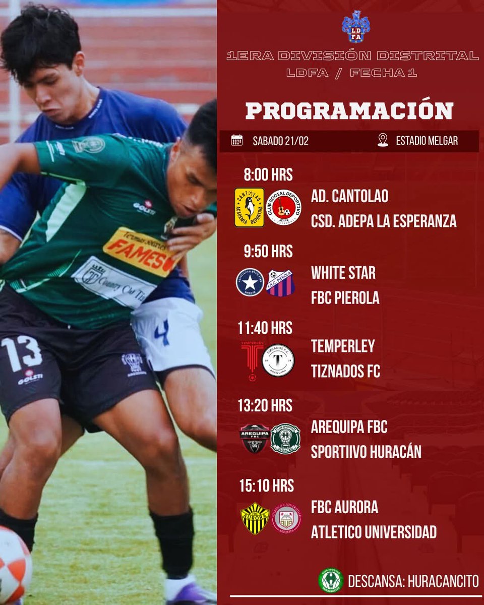 SegundaPeru's tweet image. #CopaPeru Empieza la Liga del Cercado de Arequipa | 📸 Liga de Fútbol Distrital de Arequipa