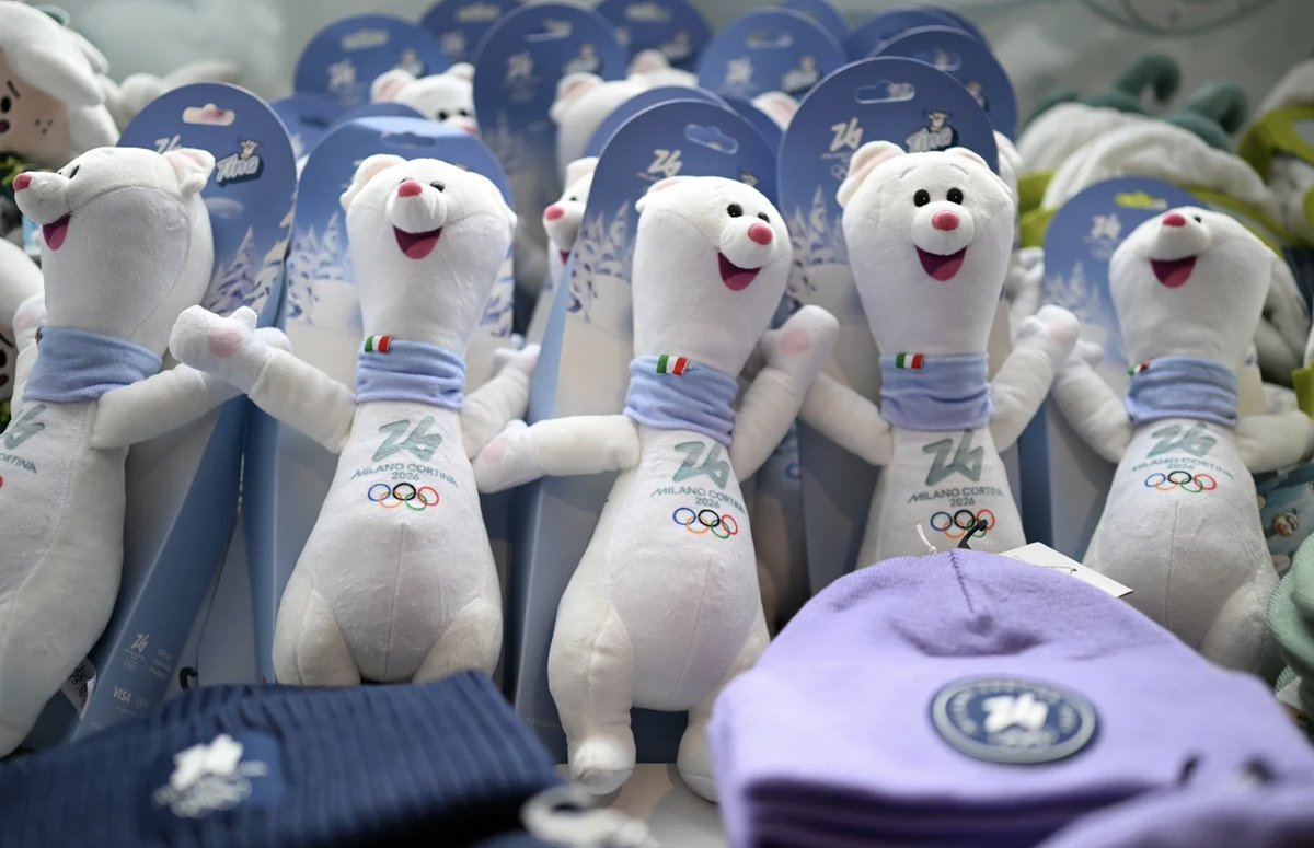ミラノ五輪公式マスコットの「ティナ」と「ミロ」🇮🇹❄️ ぬいぐるみ