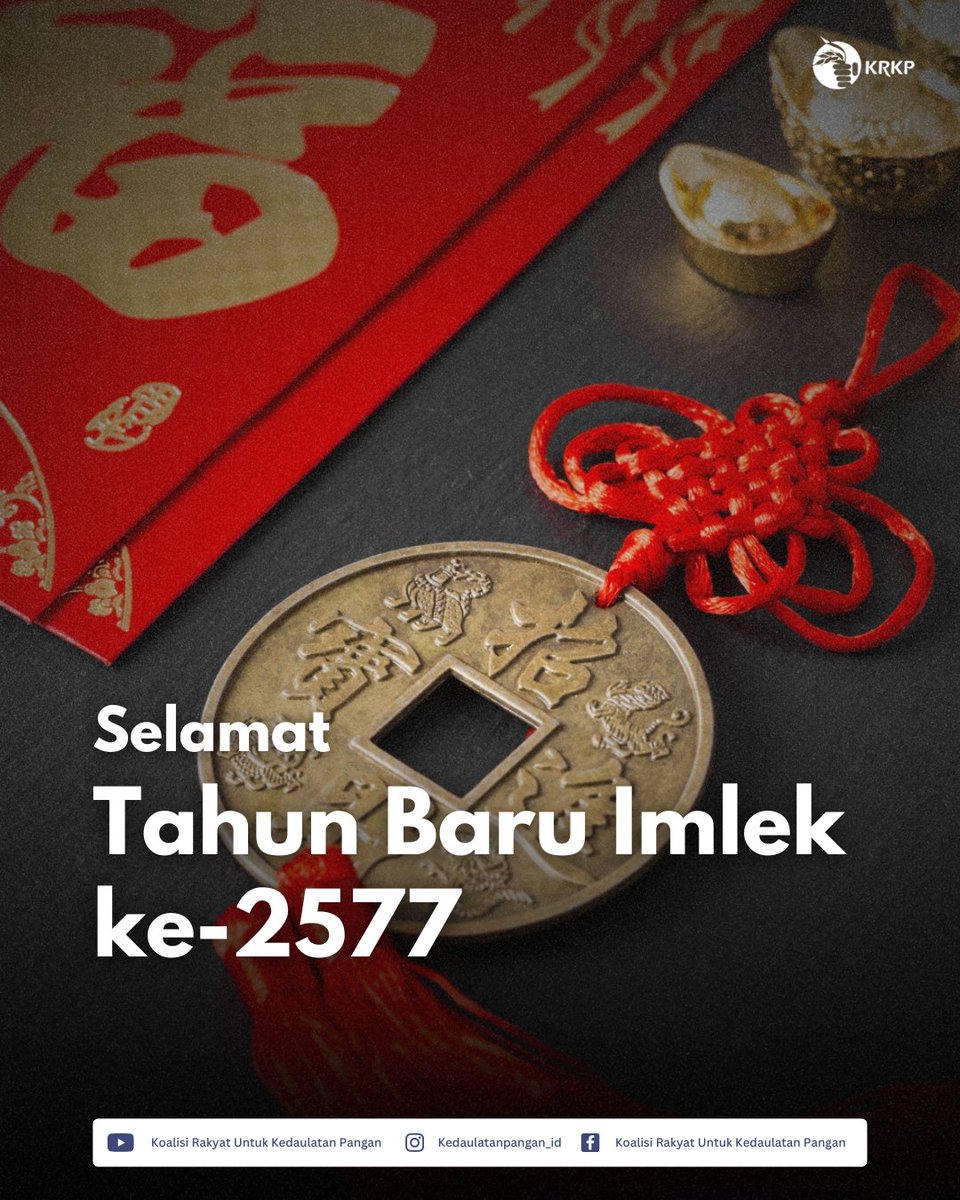 Selamat Tahun Baru Imlek!
Semoga tahun ini membawa harapan baru dan berkah tak terhingga. Gong Xi Fa Cai! 🏮