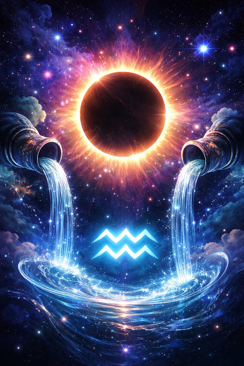 #eclipsesolar de #lunanueva en #acuario 

Es tiempo de pensar diferente, de romper patrones sociales que ya no encajan y de dejar de vivir según expectativas ajenas.