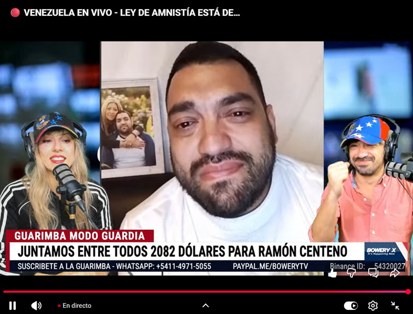 Angelina411203q's tweet photo. Demostramos que cuando la voluntad se une, los milagros suceden. Entre todos logramos reunir el dinero para la operación  del periodista Ramón Centeno, recientemente excarcelado. Su emoción al enterarse fue tan grande como la nuestra al hacerlo posible. No fue solo una cifra. Fue un abrazo colectivo, fue esperanza, fue humanidad. Por eso siempre digo que Mar y Gastón son seres de luz. Me siento profundamente orgullosa de apoyarlos en este camino de hacer el bien, porque cuando el propósito es ayudar, la energía se multiplica.  Gracias a cada corazón que aportó.
@GastonLevar
@ChacoCma
#RamónCenteno #GeneracionIndependencia #Hacemosguarimba