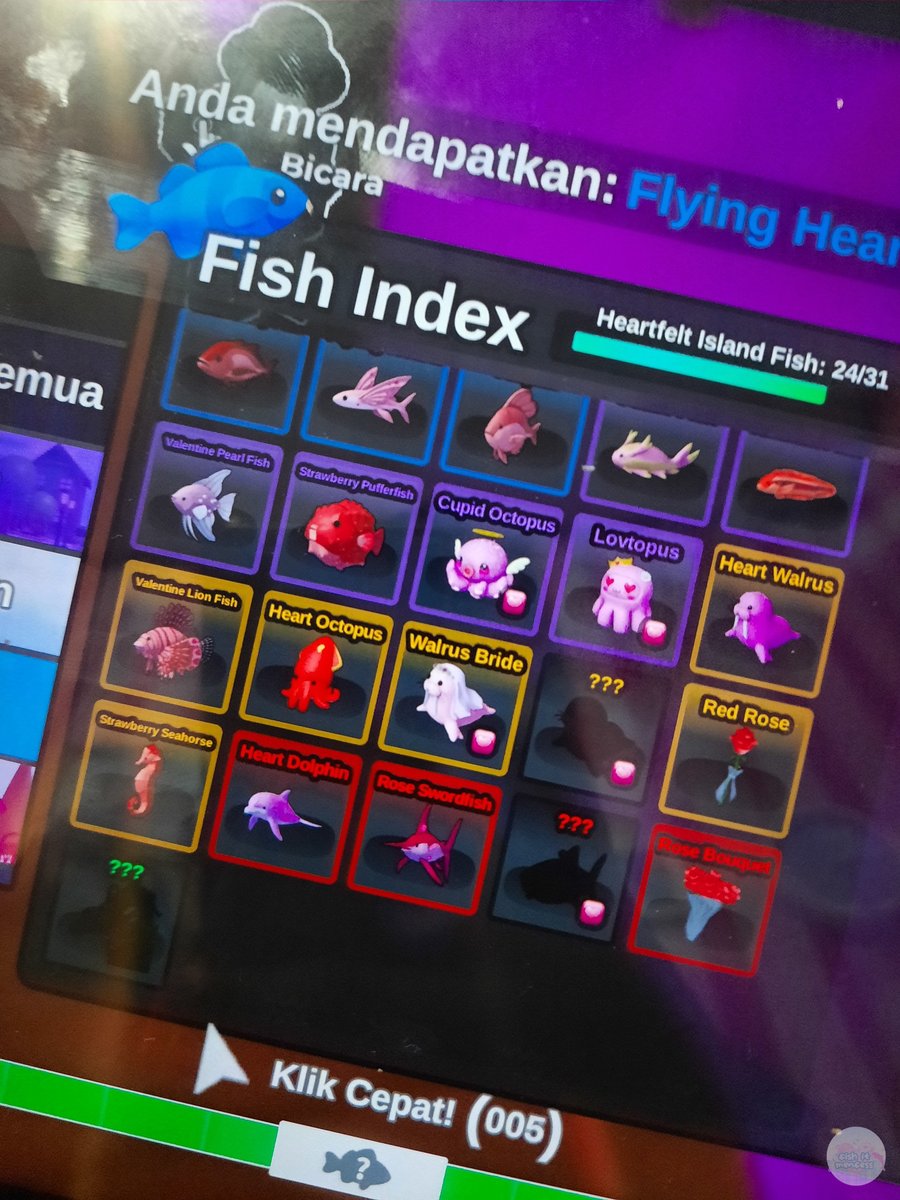 FISH IT FESS ‼️ WTT CANTUMIN UNAME tweet media