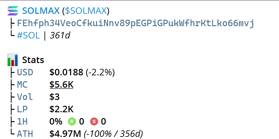 Mavericks100xs's tweet photo. Welcome to $Community rewards - deployed from the #Solmax deployer that hit 5M MCAP at ATH
100% of fees will be going back to the holders as #SOL rewards
CA: CSFXDnaA4bhZVzn4bkBdwbootCedgT4PKcEYBsNGpump
Deployer: https://t.co/p5DWNcKXML
And thus Community Rewards was born $Community