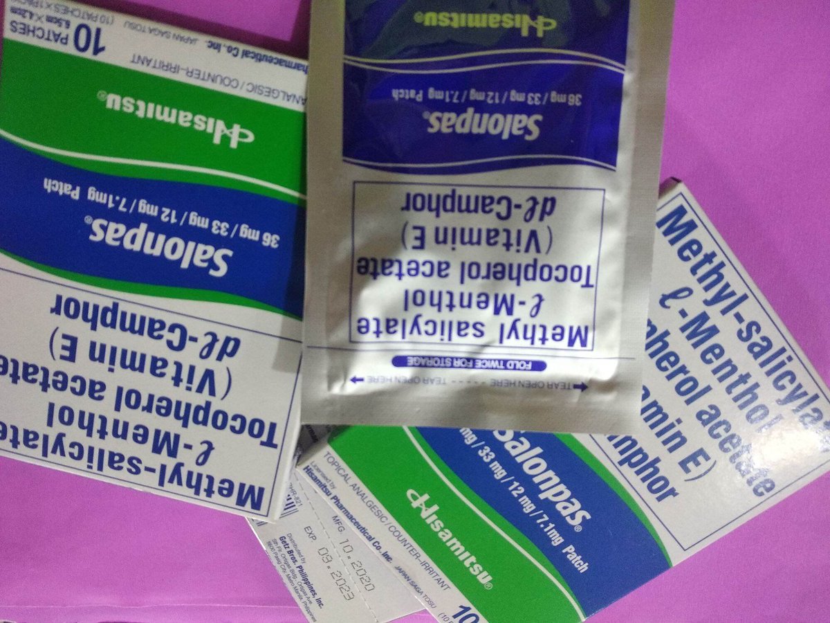 jhon_zaide's tweet photo. I found this great deal on Lazada! Check it out! 
Product Name:  Salonpas 10 Patches Methyl - Salicylate&amp; Menthol Tocopherol Acetate Vitamin E dl campor
Product Price:  ₱65

 https://t.co/xqYdP8hnLM https://t.co/vtD6BHZKjy