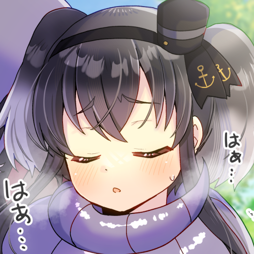 時津風(艦これ) 「アーボックに巻き付かれる時津風を描かせて頂きました! 今回は台詞ありなんですが、」|ヒヨヨ@skeb募集中のイラスト