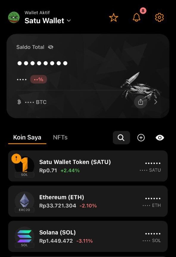 Satu Wallet tweet media