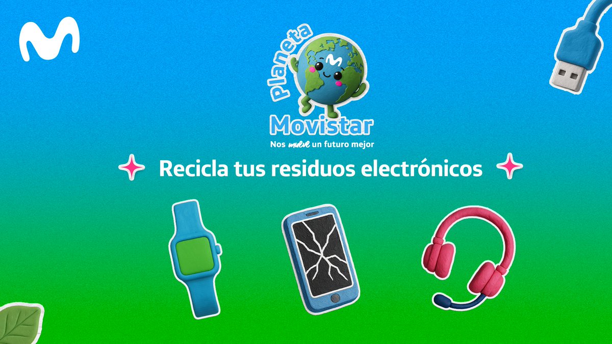 MovistarMX's tweet image. ¡Recicla con Planeta Movistar y recibe beneficios! Trae tus electrónicos viejos a tu tienda Movistar más cercana y descubre los beneficios que tenemos para ti. ​

Toda la info para ayudar al planeta las ves aquí: movistar.com.mx/planeta-movist…

#ConectaConLoQueTeMueve #Reciclaje