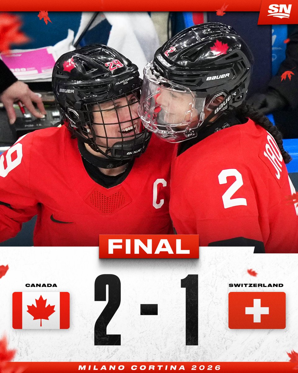 ONE MORE GAME 🗣️🇨🇦

CANADA WILL FACE THE USA IN THE #MILANOCORTINA2026 WOMEN’S GOLD MEDAL GAME ‼️